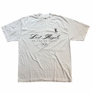 Lost Angels 1992 "You Are Not Lost You're Chosen" White Shirt 22.5x29 GUC